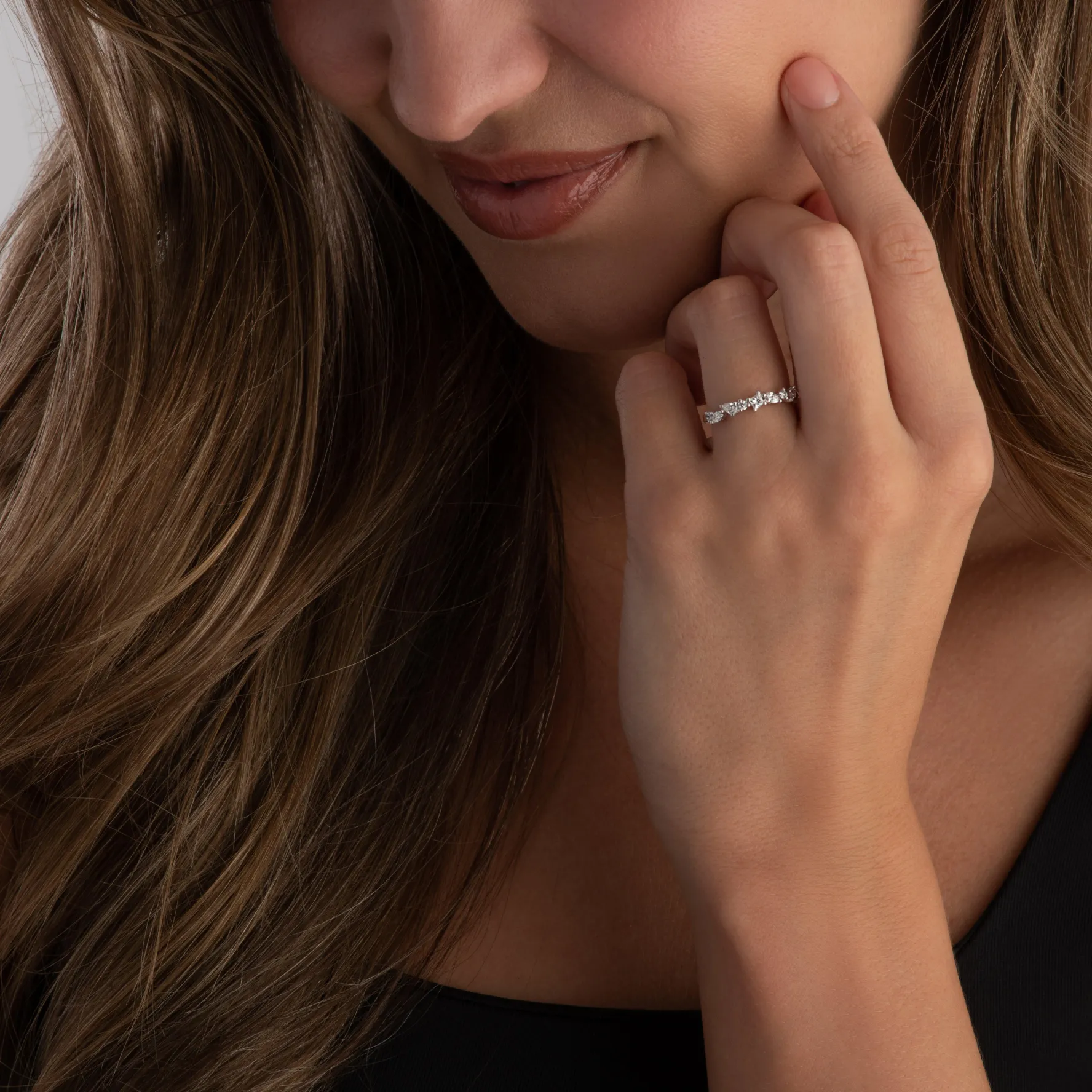 Beaverbrooks Essence 9ct White Gold Diamond Ring