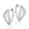 Beaverbrooks Essence 9ct White Gold Diamond Drop Earrings