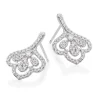 Beaverbrooks Essence 9ct White Gold Diamond Drop Earrings