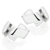 Beaverbrooks Men's Silver Cufflinks