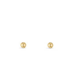 Beaverbrooks Mini B 9ct Gold Ball Earrings