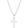 Beaverbrooks Mini B Silver Cross Pendant