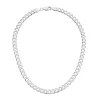 Beaverbrooks Mini B Silver Curb Necklace