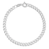 Beaverbrooks Mini B Silver Curb Bracelet