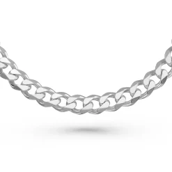 Beaverbrooks Mini B Silver Curb Bracelet