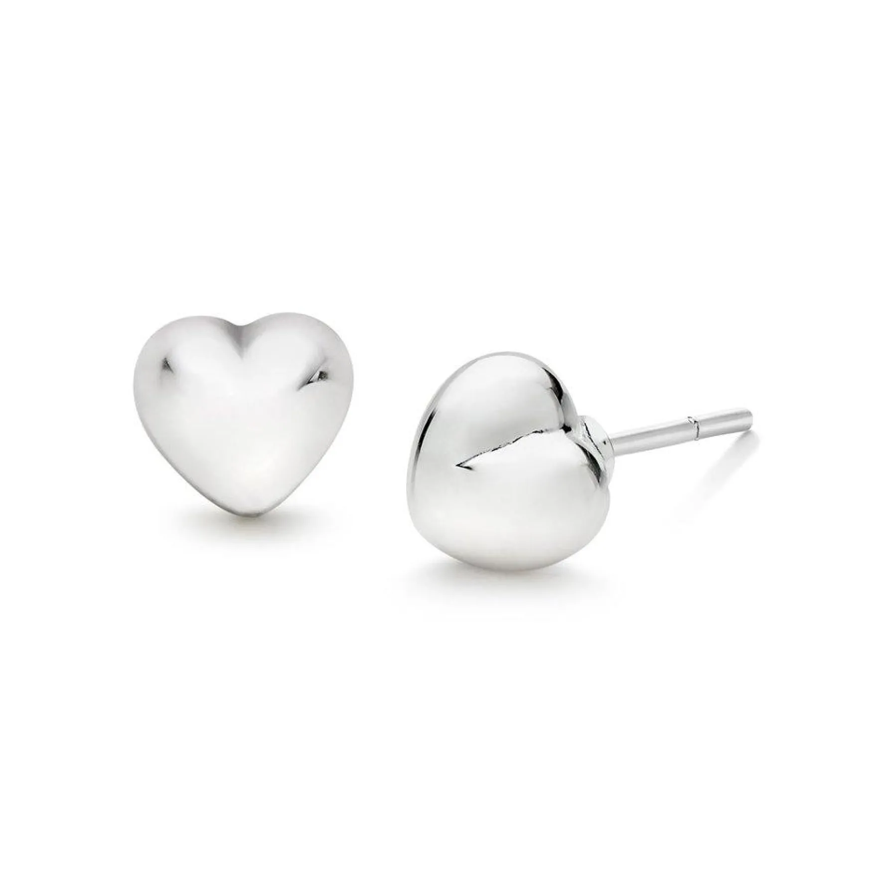 Beaverbrooks Mini B Silver Heart Earrings