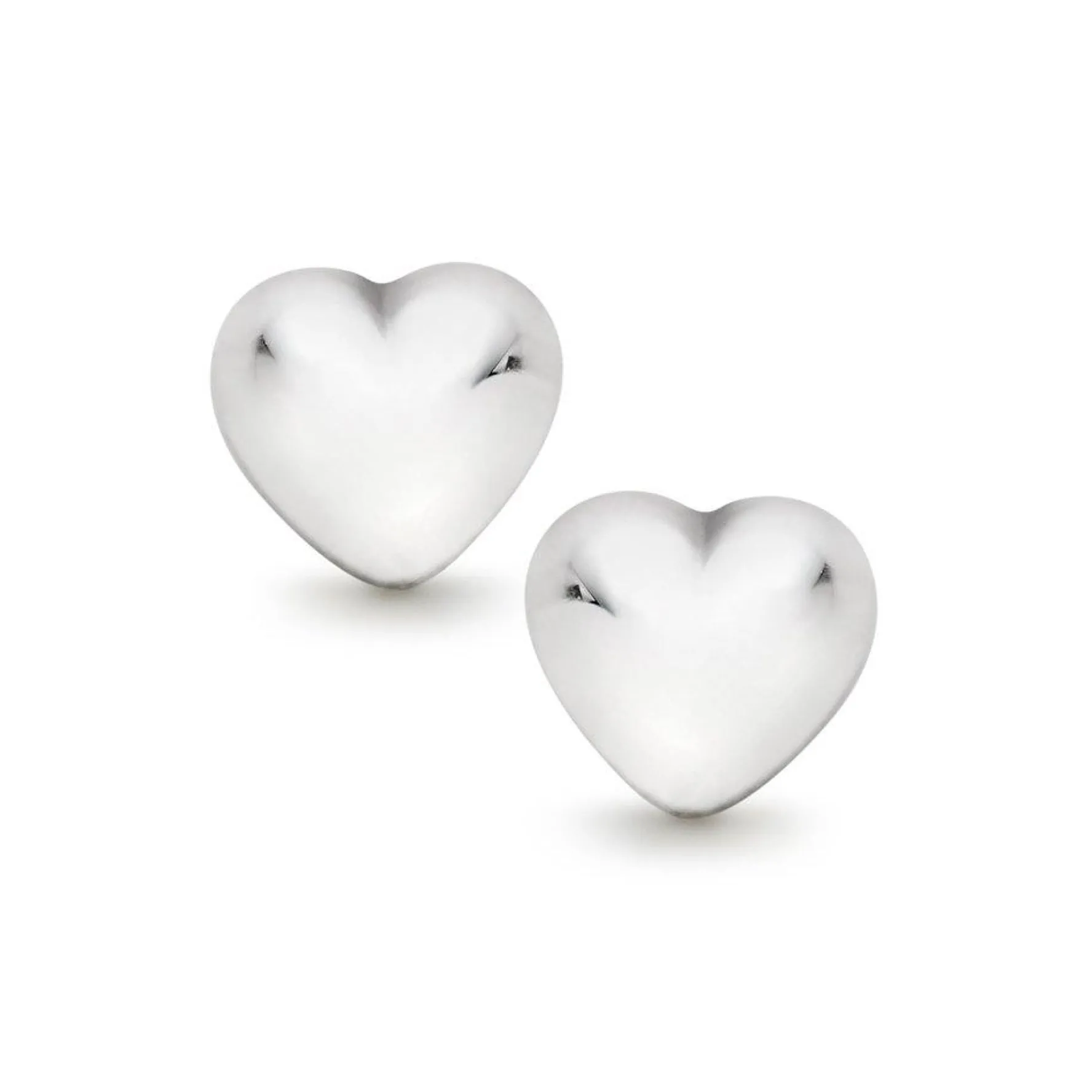 Beaverbrooks Mini B Silver Heart Earrings