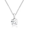 Beaverbrooks Once 18ct White Gold Diamond Pendant
