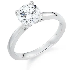 Beaverbrooks Once 18ct White Gold Diamond Solitaire Ring