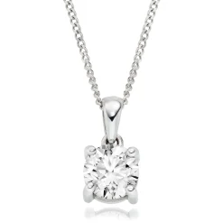 Beaverbrooks Once 18ct White Gold Diamond Pendant