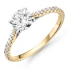 Beaverbrooks Once 18ct Yellow Gold Diamond Solitaire Engagement Ring