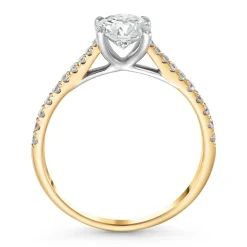 Beaverbrooks Once 18ct Yellow Gold Diamond Solitaire Engagement Ring