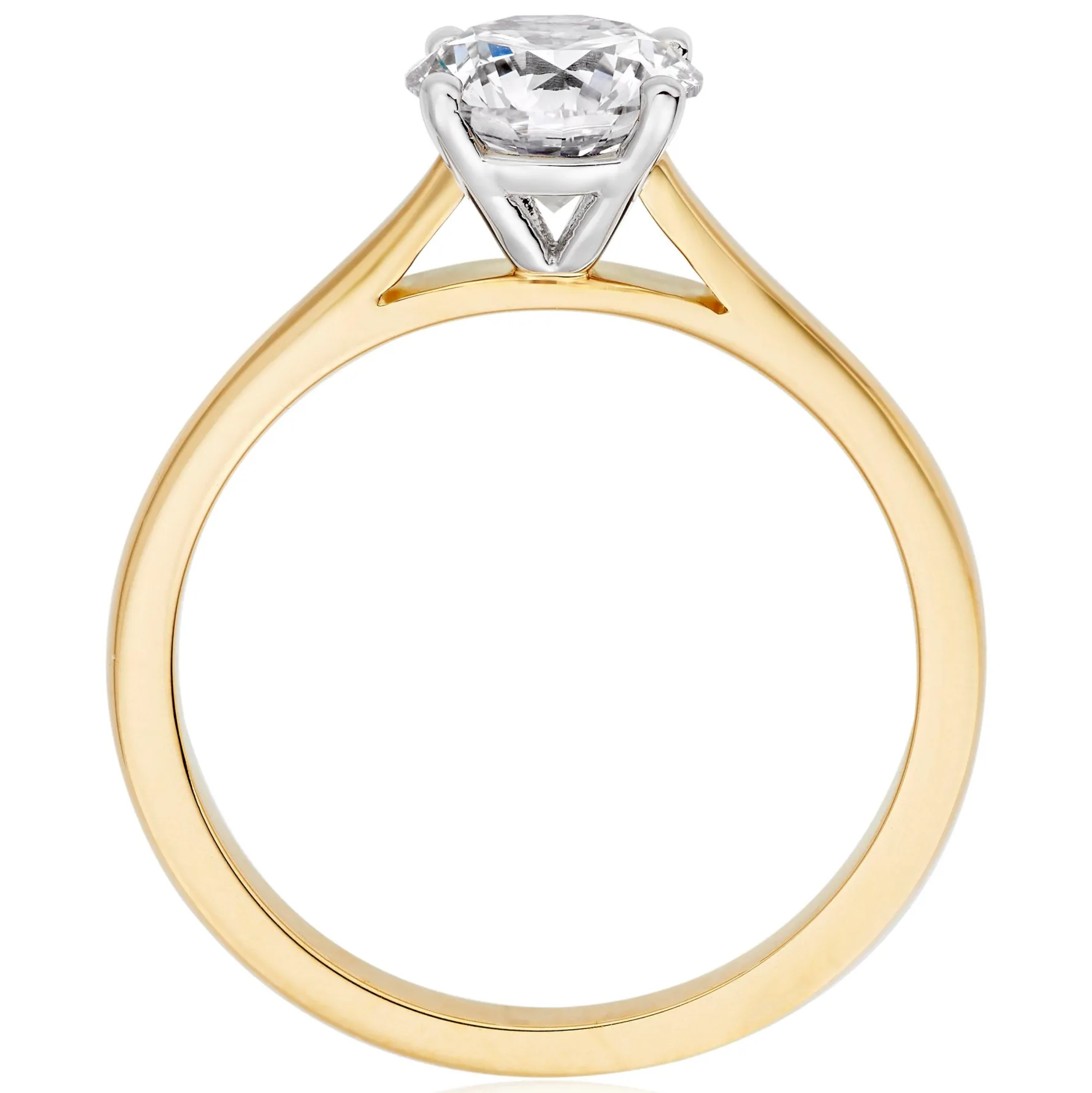 Beaverbrooks Once 18ct Yellow Gold Diamond Solitaire Engagement Ring