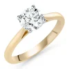 Beaverbrooks Once 18ct Yellow Gold Diamond Solitaire Ring