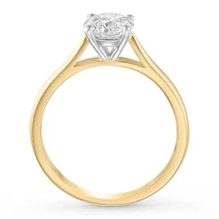 Beaverbrooks Once 18ct Yellow Gold Diamond Solitaire Engagement Ring