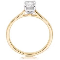 Beaverbrooks Once 18ct Yellow Gold Diamond Solitaire Ring