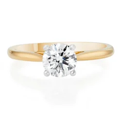 Beaverbrooks Once 18ct Yellow Gold Diamond Solitaire Engagement Ring