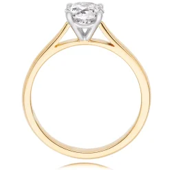 Beaverbrooks Once 18ct Yellow Gold Diamond Solitaire Engagement Ring