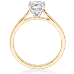 Beaverbrooks Once 18ct Yellow Gold Diamond Solitaire Engagement Ring