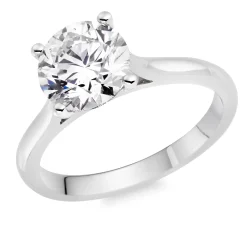 Beaverbrooks Once Platinum Diamond Solitaire Ring