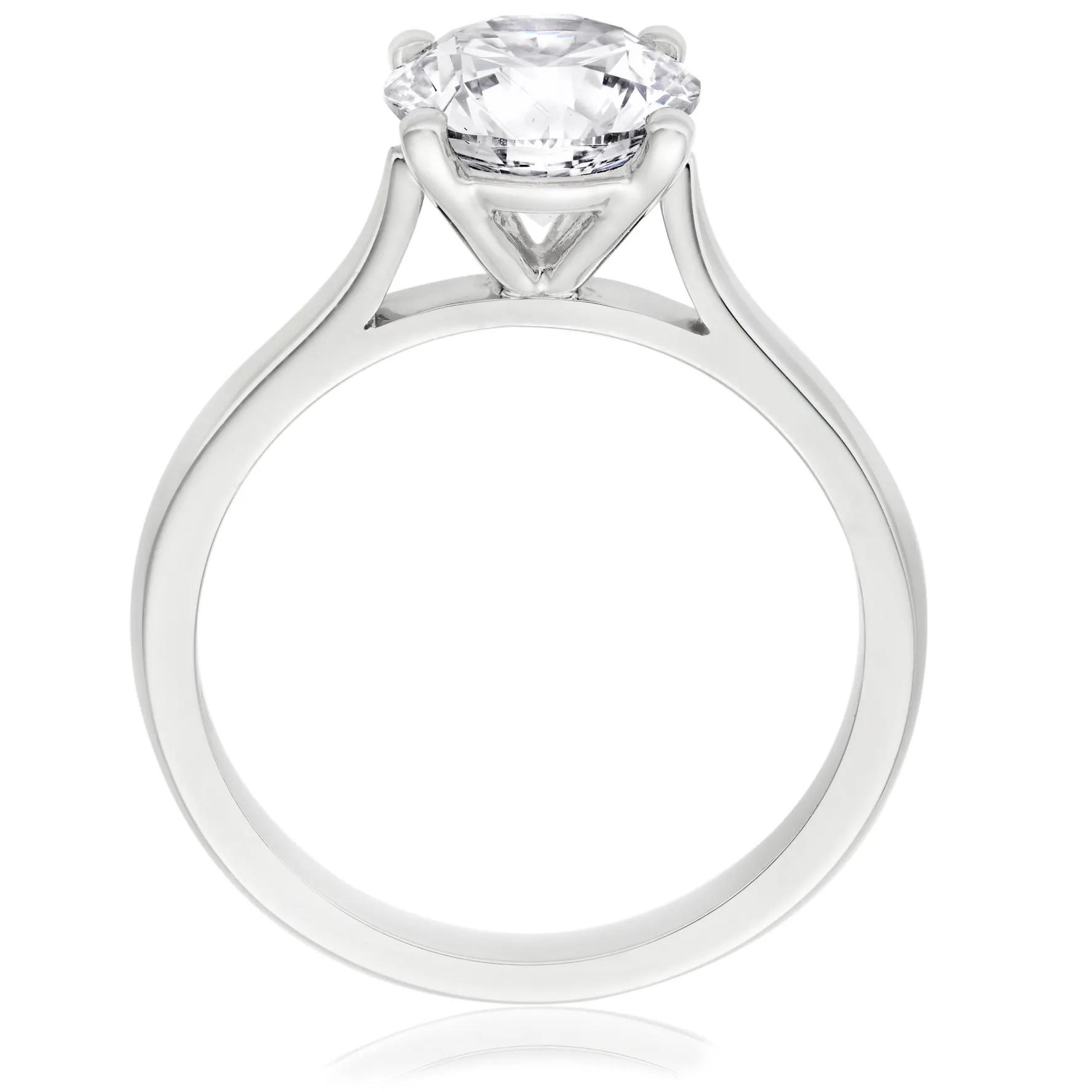 Beaverbrooks Once Platinum Diamond Solitaire Ring