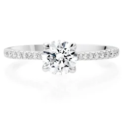Beaverbrooks Once Platinum Diamond Solitaire Engagement Ring