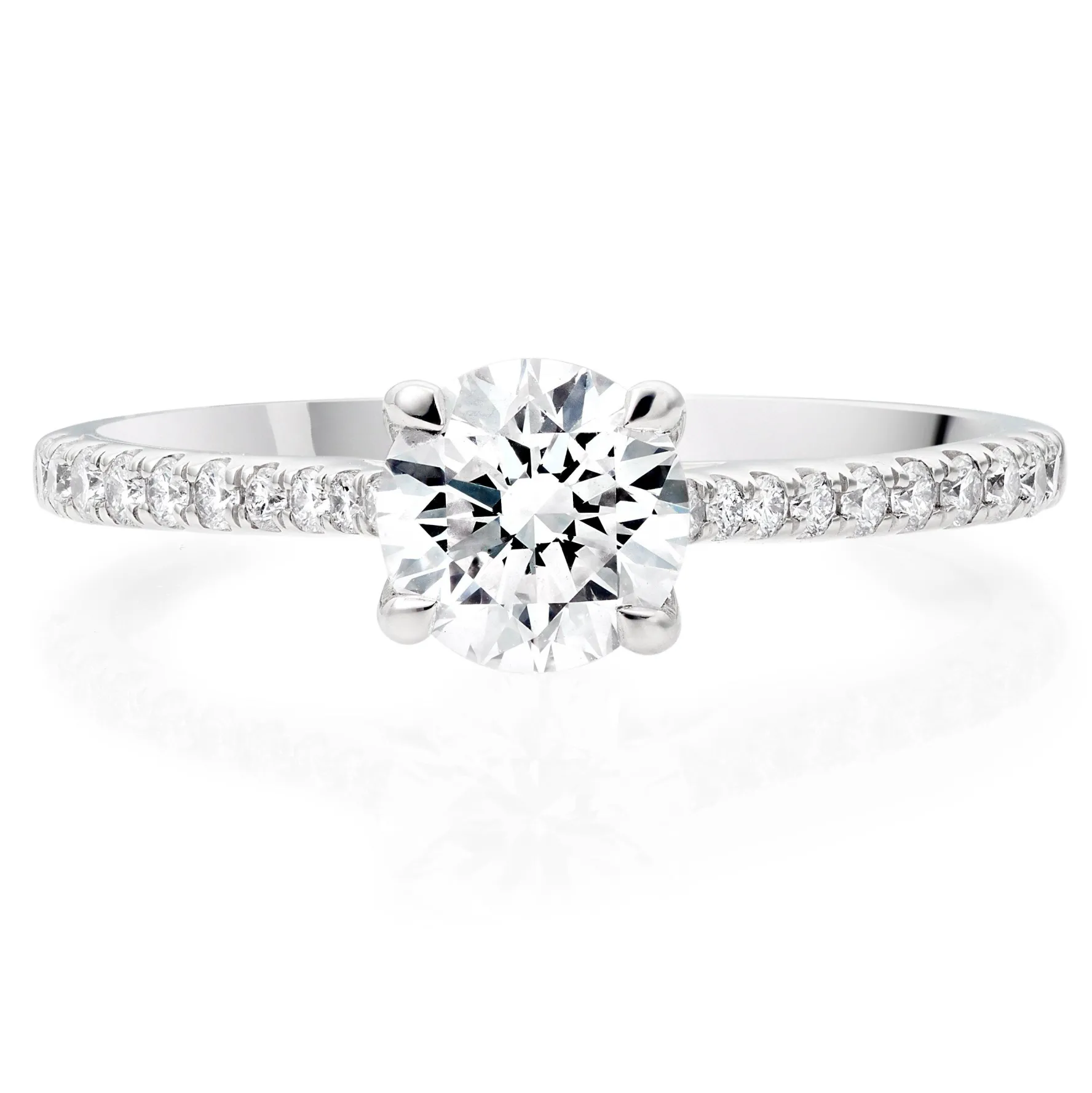 Beaverbrooks Once Platinum Diamond Solitaire Engagement Ring