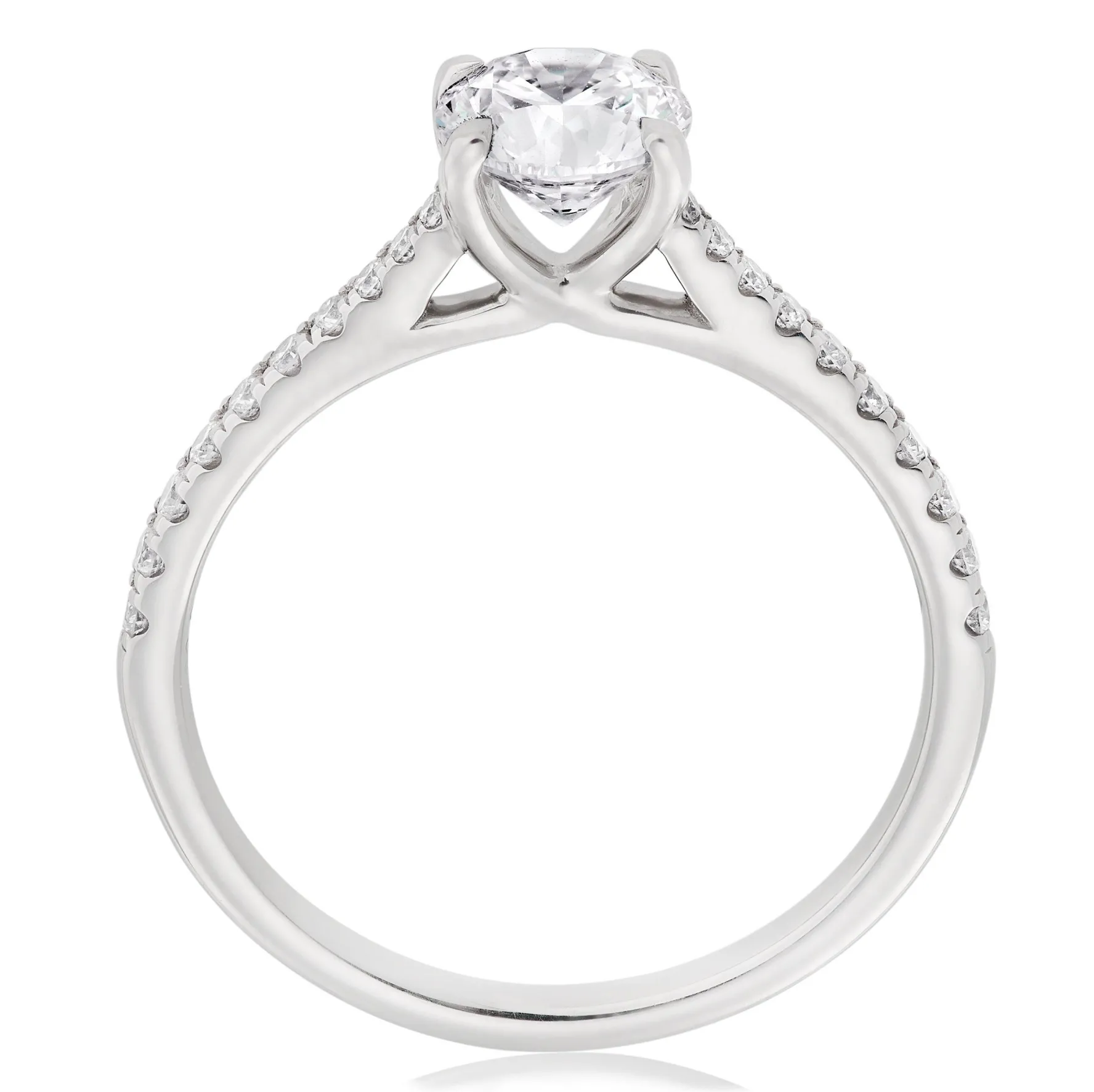 Beaverbrooks Once Platinum Diamond Solitaire Engagement Ring