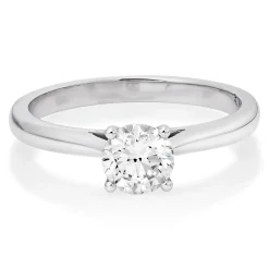 Beaverbrooks Once Platinum Diamond Solitaire Ring