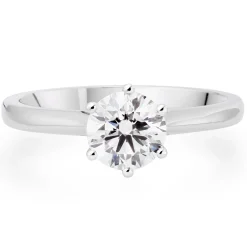 Beaverbrooks Once Platinum Diamond Solitaire Ring