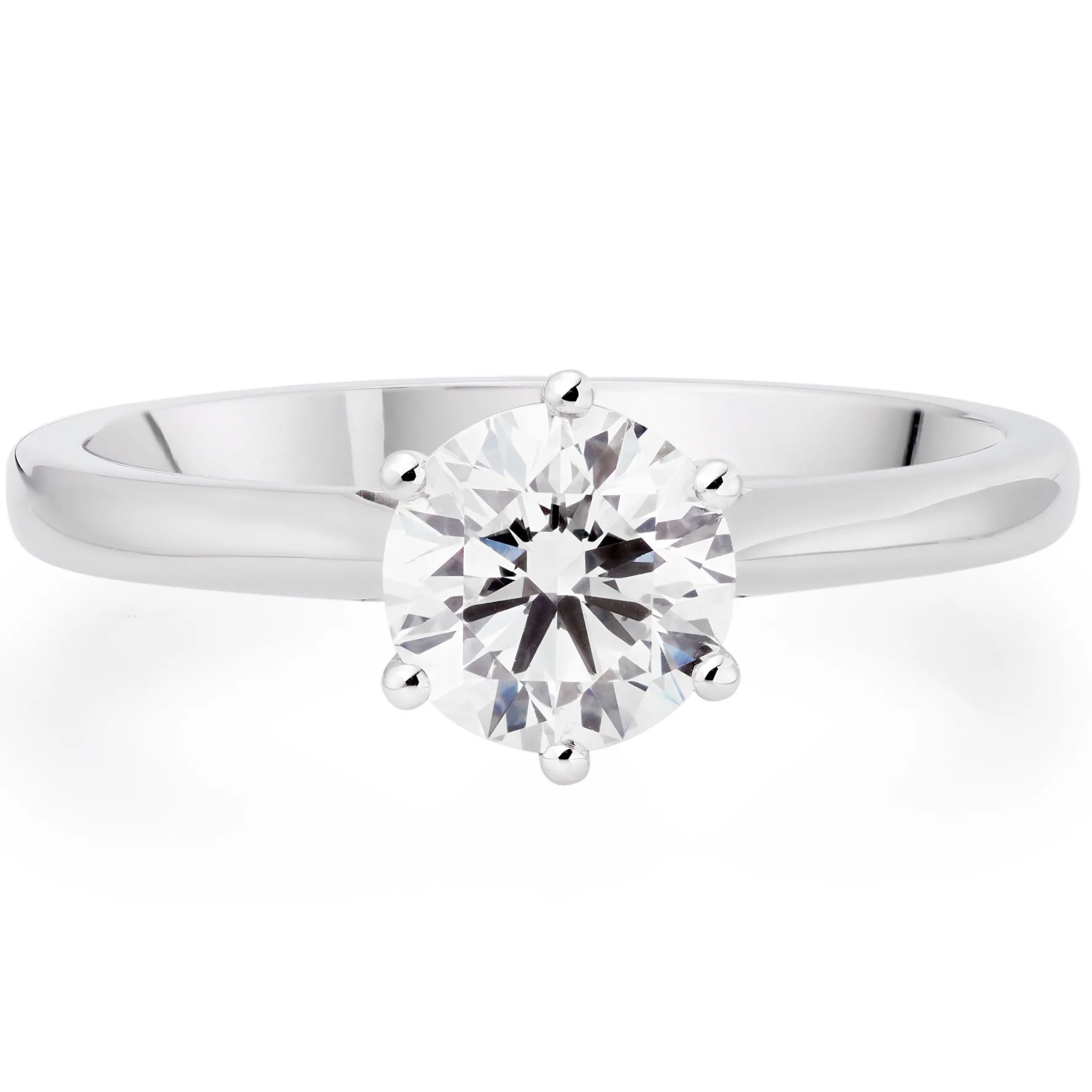 Beaverbrooks Once Platinum Diamond Solitaire Ring