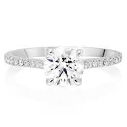 Beaverbrooks Once Platinum Diamond Solitaire Ring