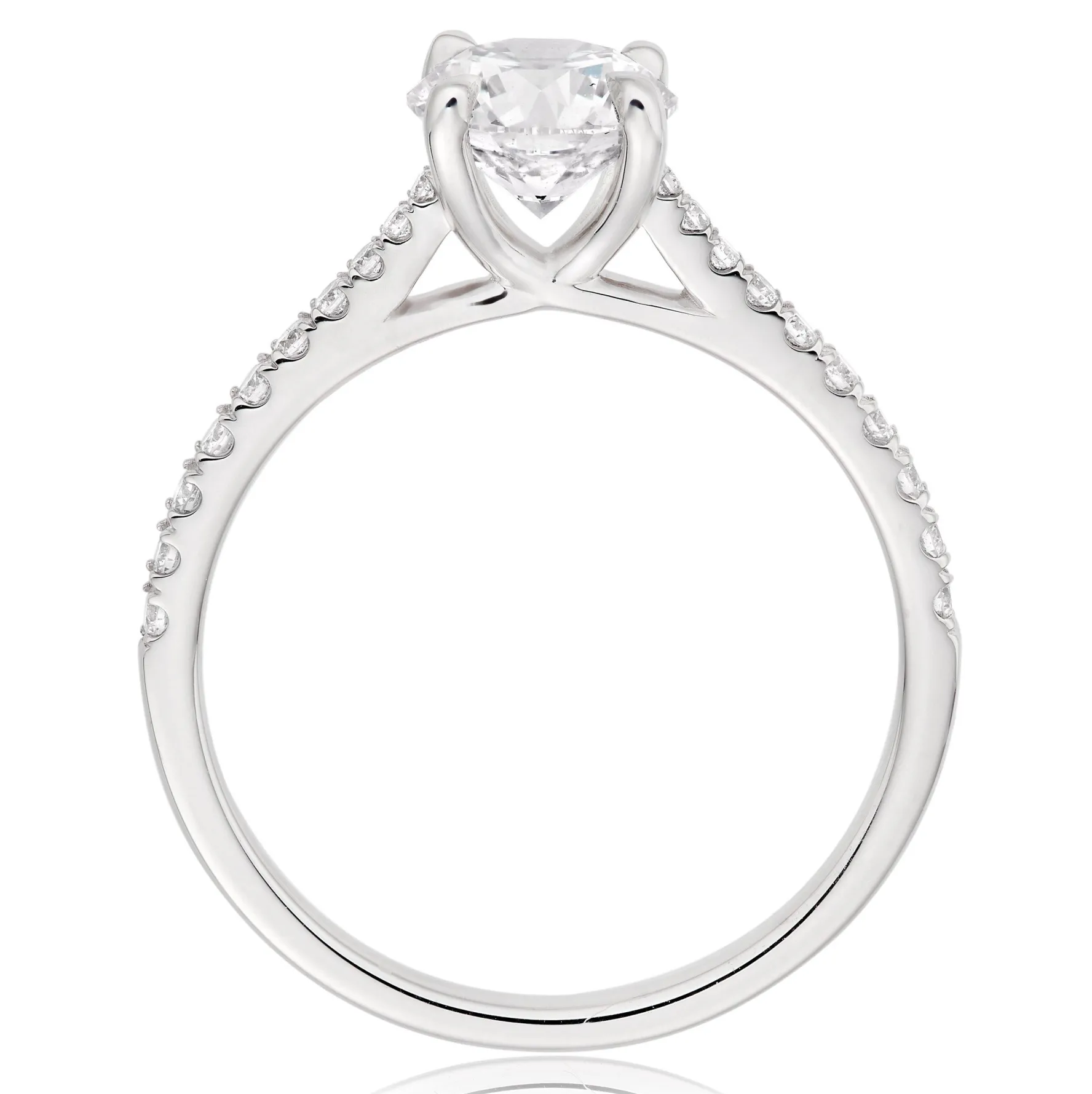 Beaverbrooks Once Platinum Diamond Solitaire Ring