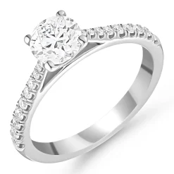 Beaverbrooks Once Platinum Diamond Solitaire Engagement Ring