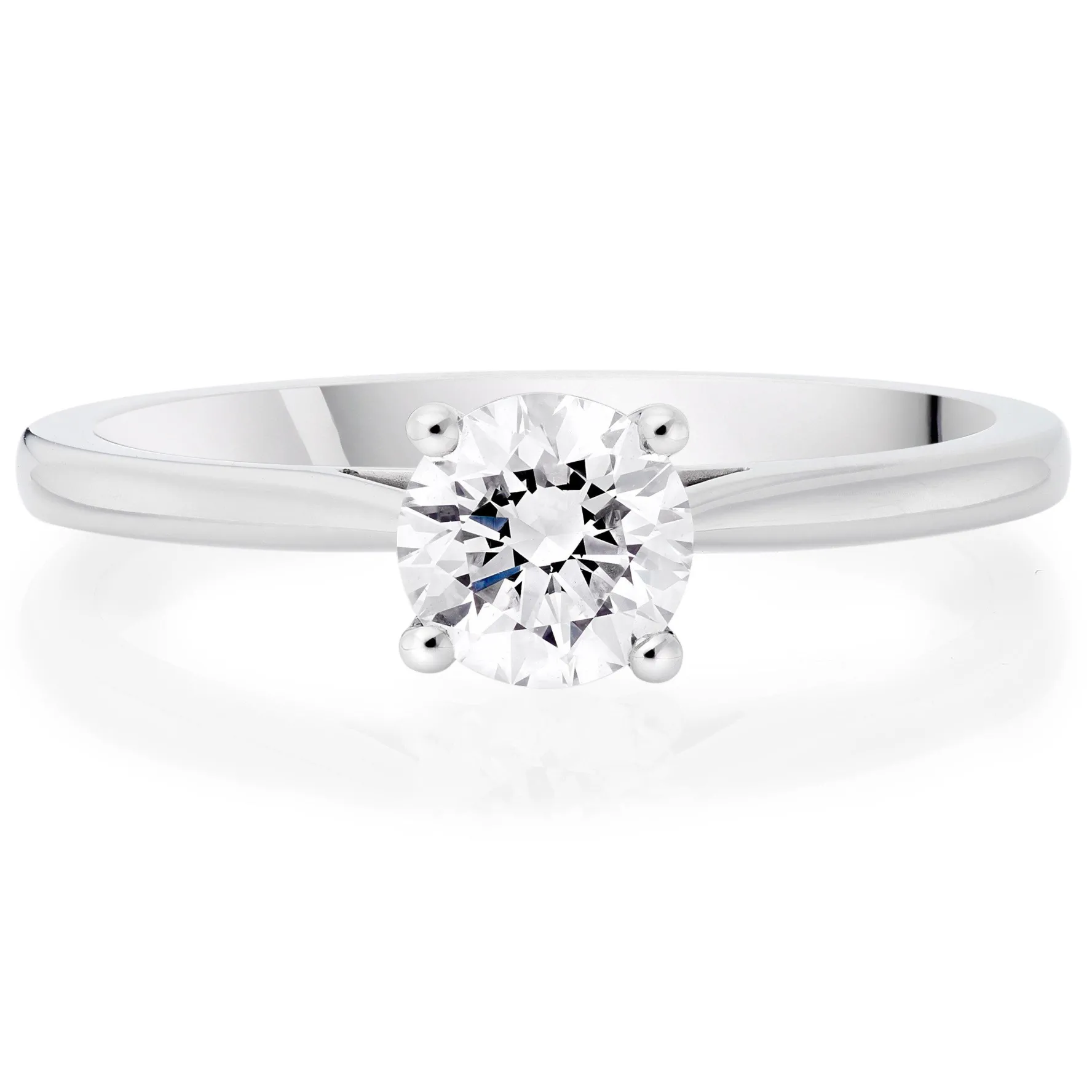 Beaverbrooks Once Platinum Diamond Solitaire Ring