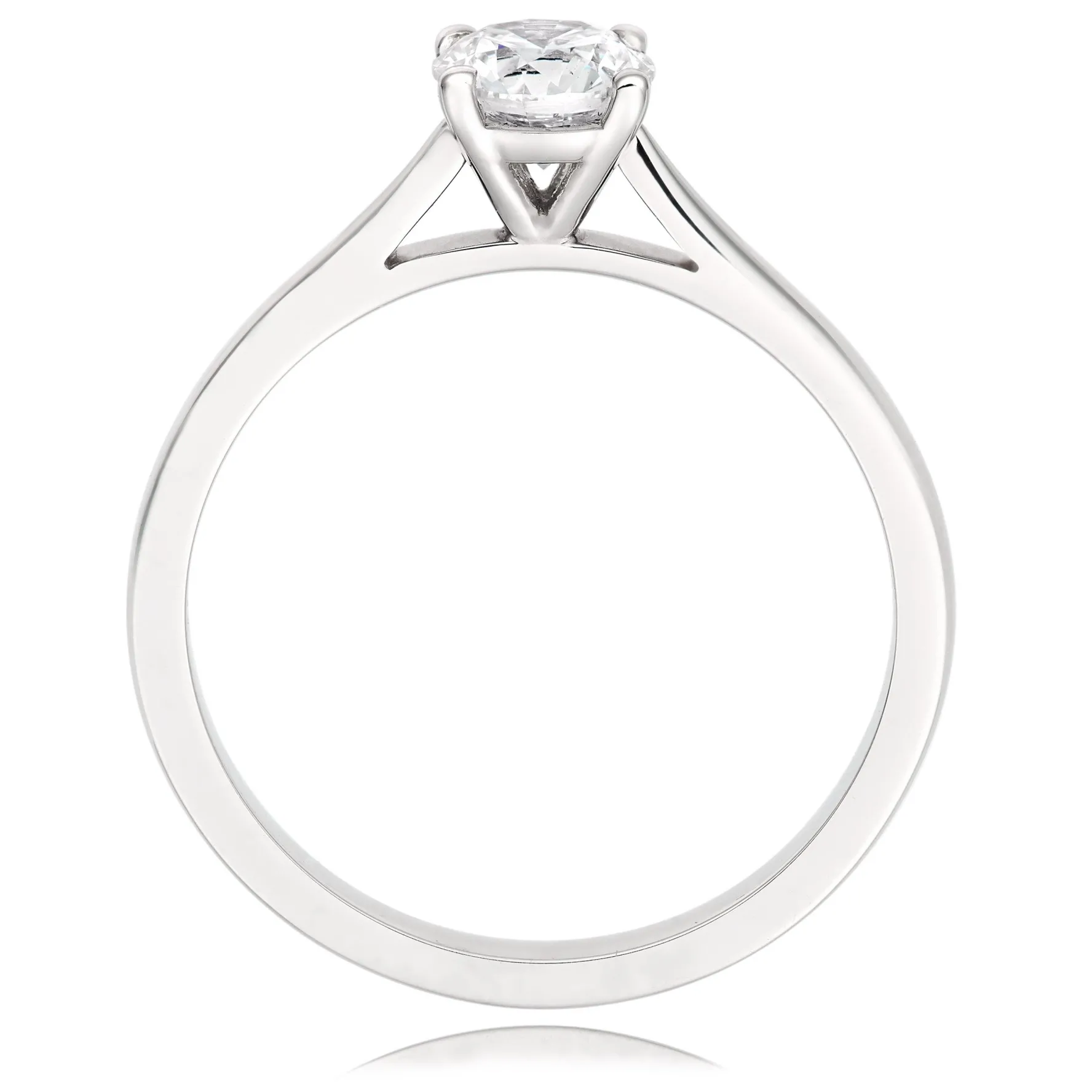 Beaverbrooks Once Platinum Diamond Solitaire Ring