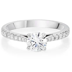 Beaverbrooks Once Platinum Diamond Solitaire Ring