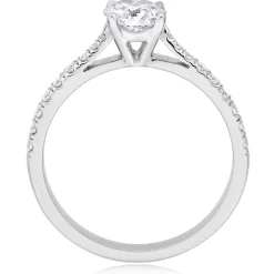 Beaverbrooks Once Platinum Diamond Solitaire Ring