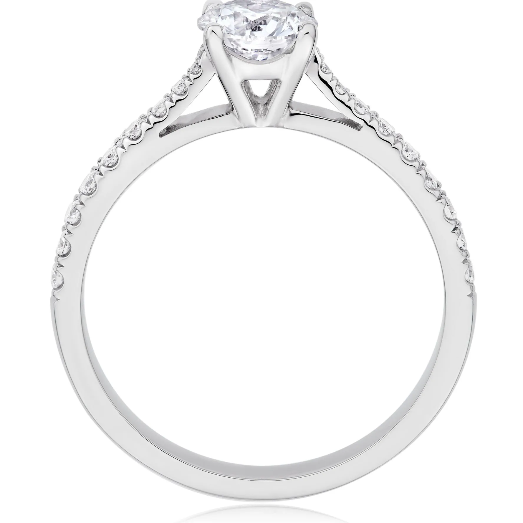 Beaverbrooks Once Platinum Diamond Solitaire Ring
