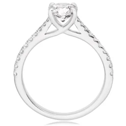 Beaverbrooks Once Platinum Diamond Solitaire Ring