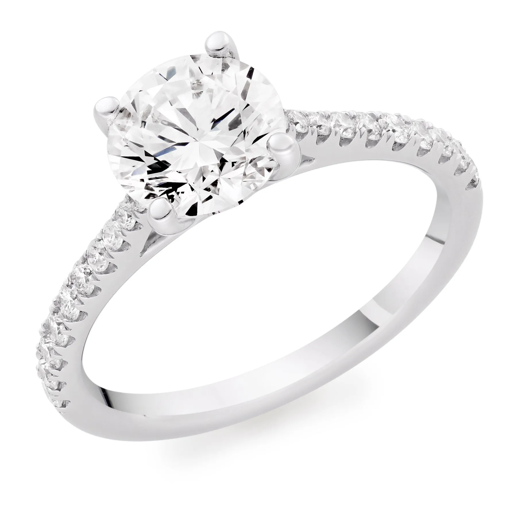 Beaverbrooks Once Platinum Diamond Ring
