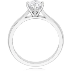 Beaverbrooks Once Platinum Diamond Solitaire Engagement Ring