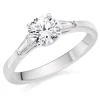 Beaverbrooks Once Platinum Diamond Three Stone Ring