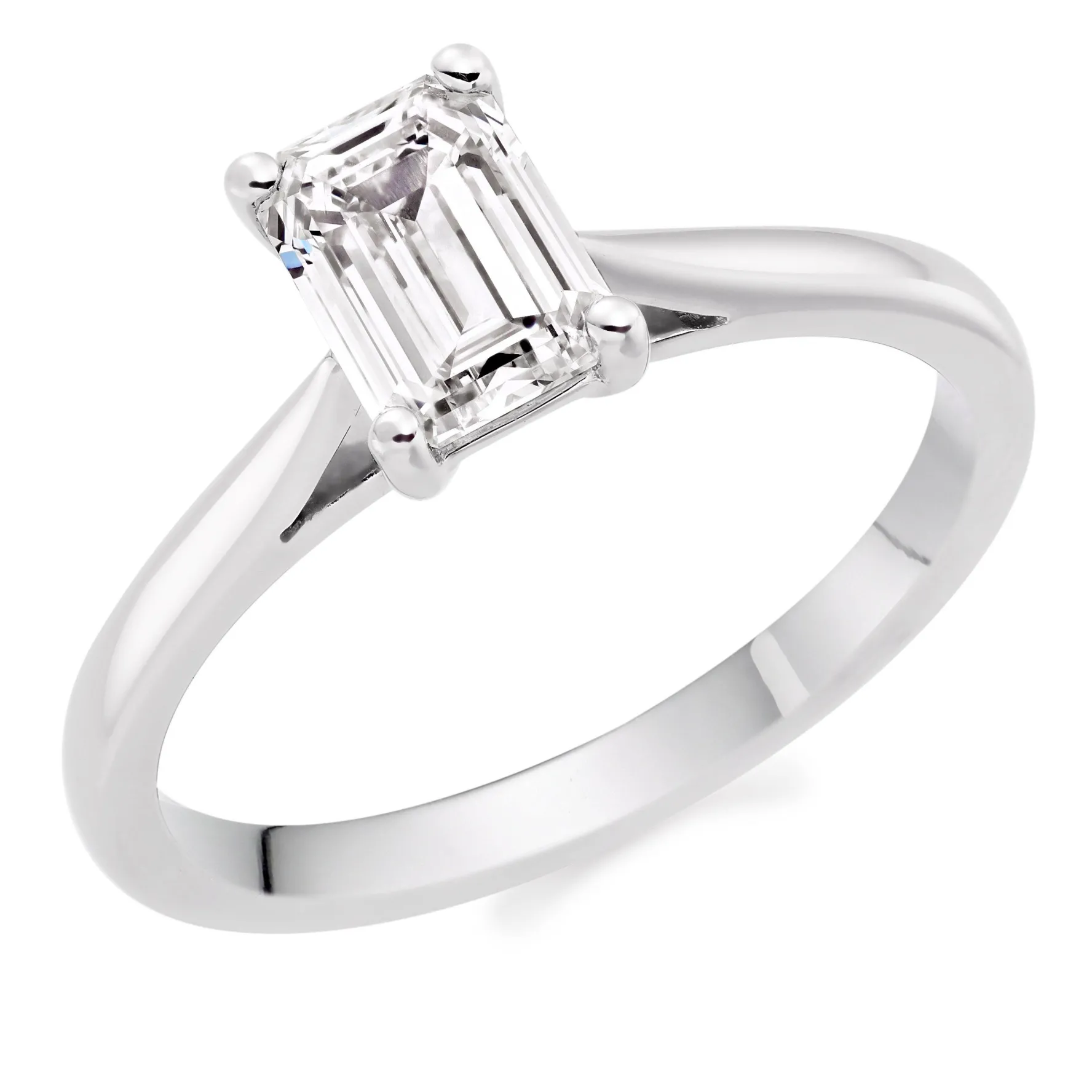 Beaverbrooks Once Platinum Diamond Solitaire Ring