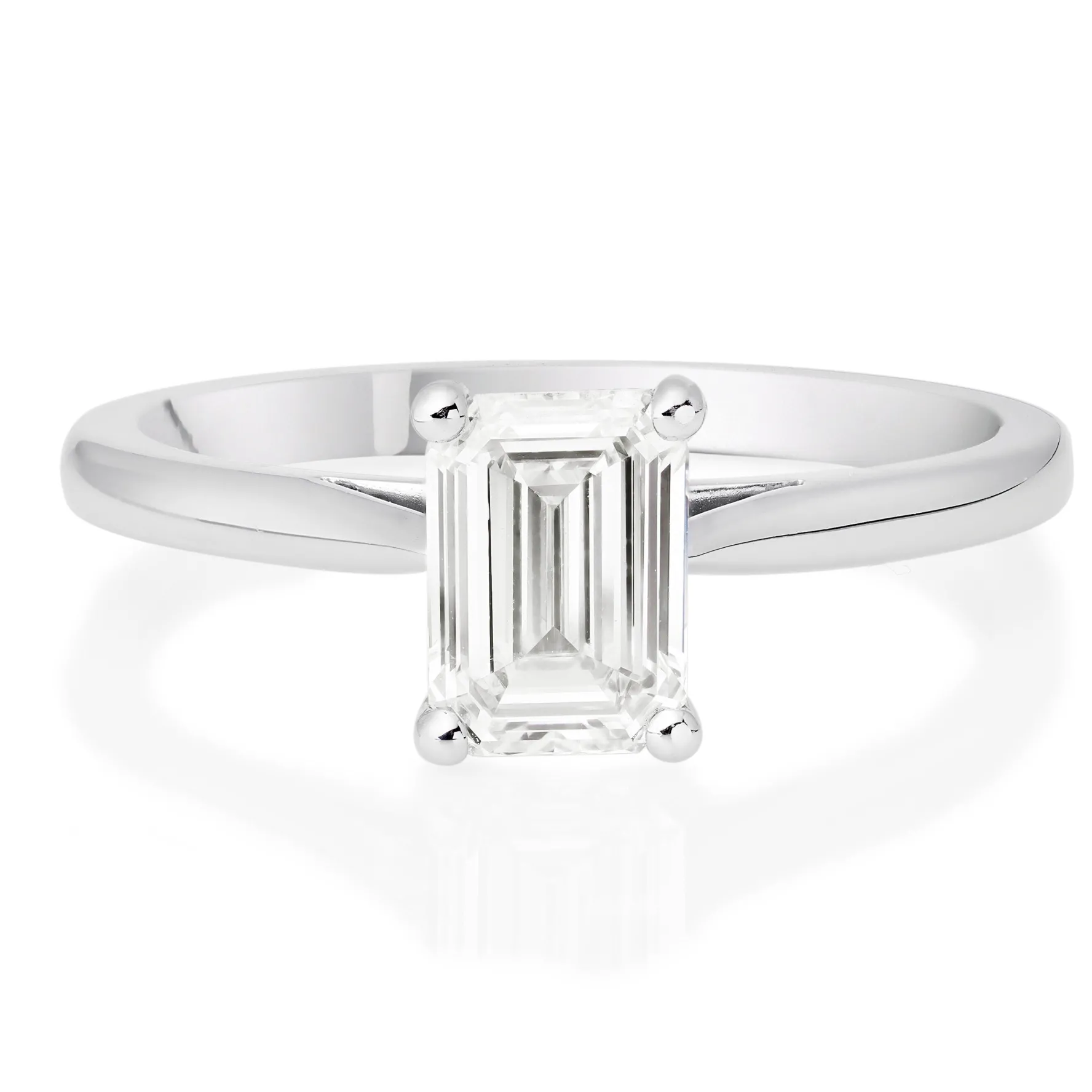 Beaverbrooks Once Platinum Diamond Solitaire Ring