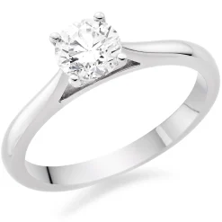 Beaverbrooks Once Platinum Diamond Solitaire Ring