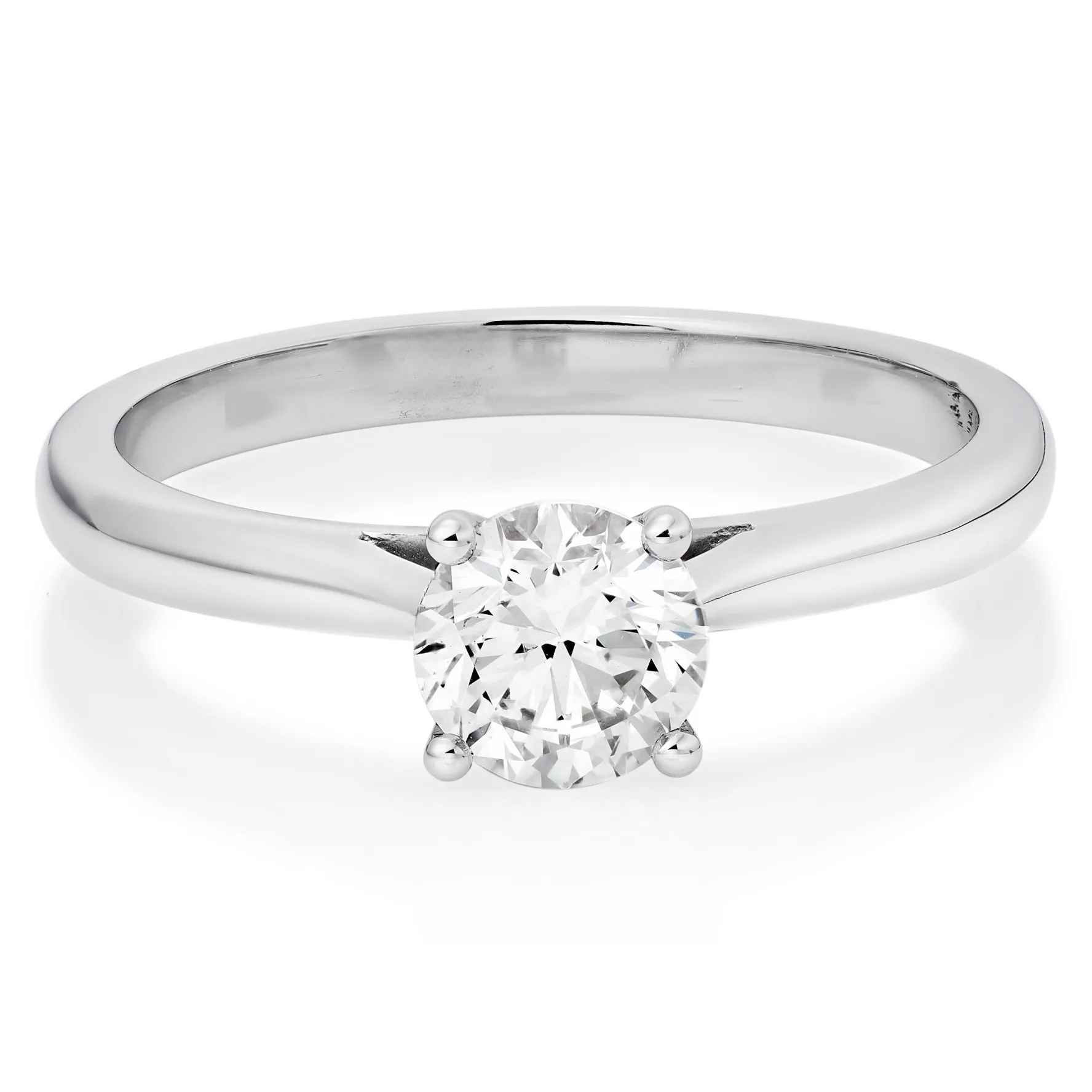 Beaverbrooks Once Platinum Diamond Solitaire Ring
