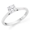 Beaverbrooks Once Platinum Diamond Solitaire Ring