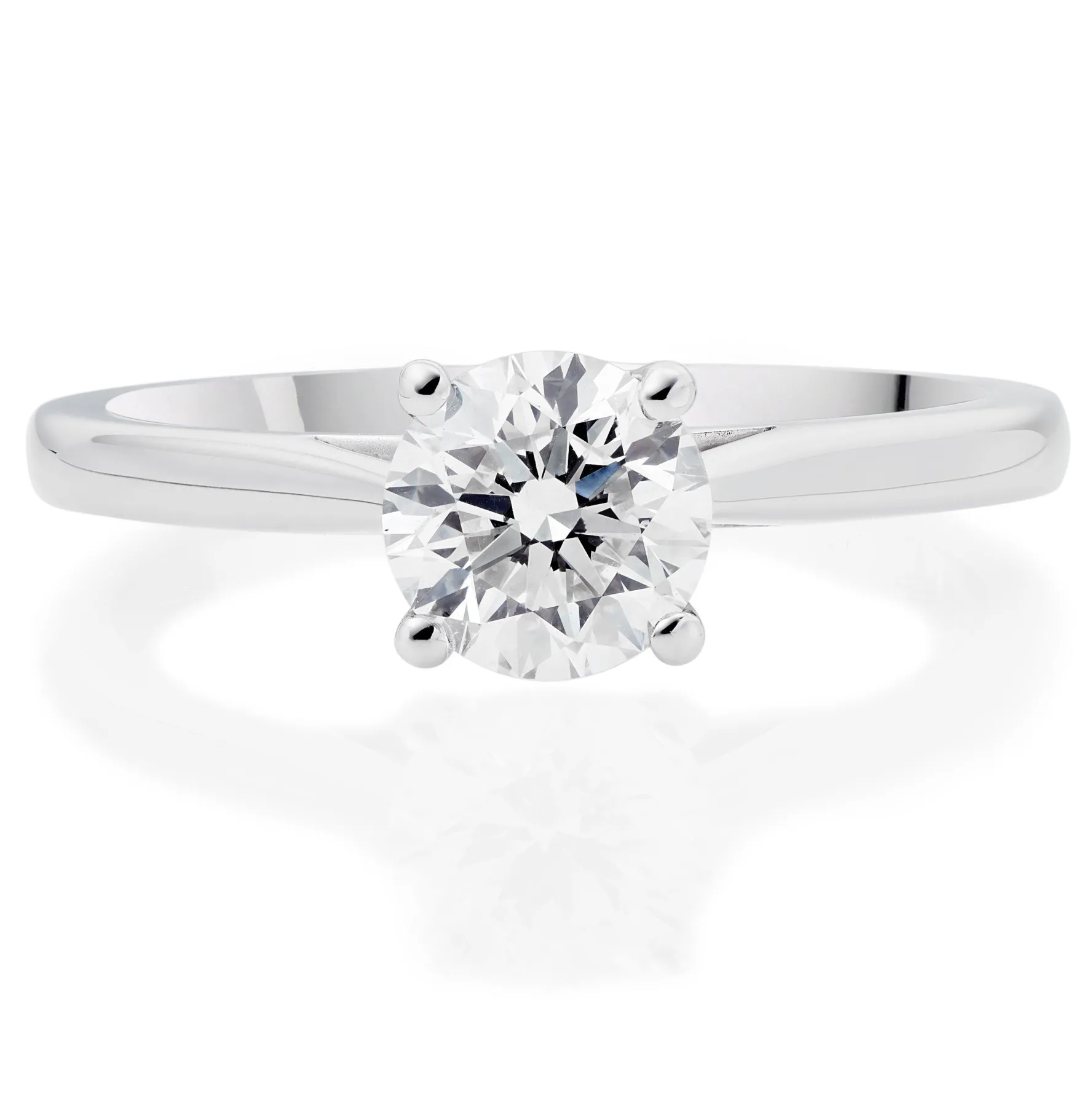 Beaverbrooks Once Platinum Diamond Solitaire Ring