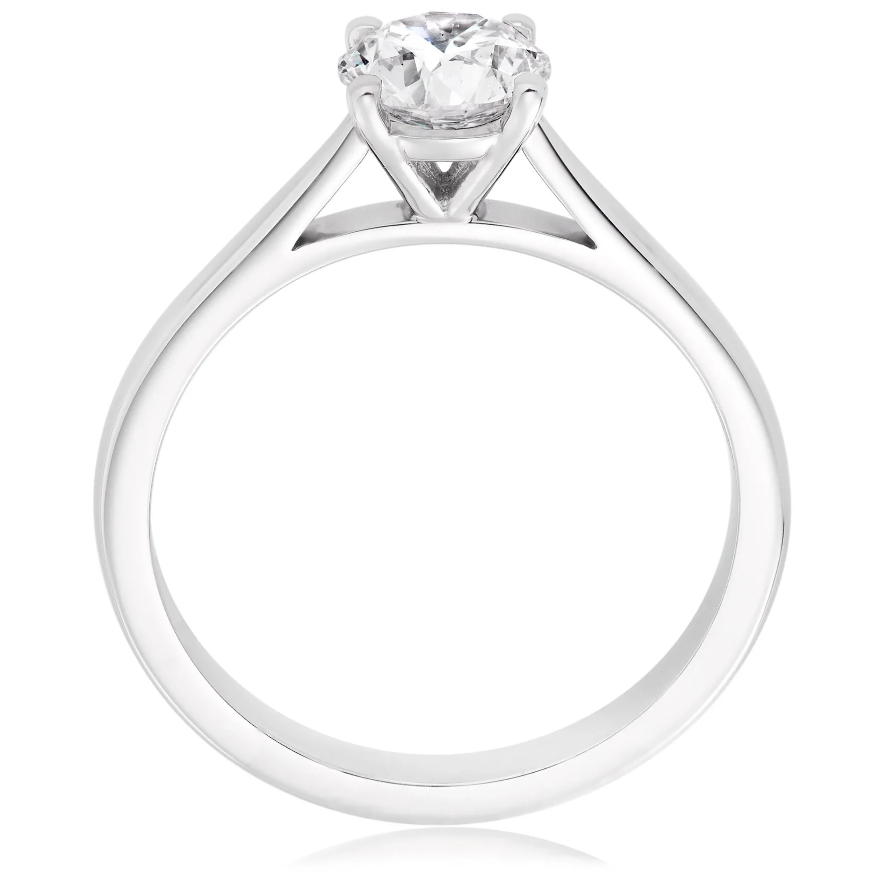 Beaverbrooks Once Platinum Diamond Solitaire Ring